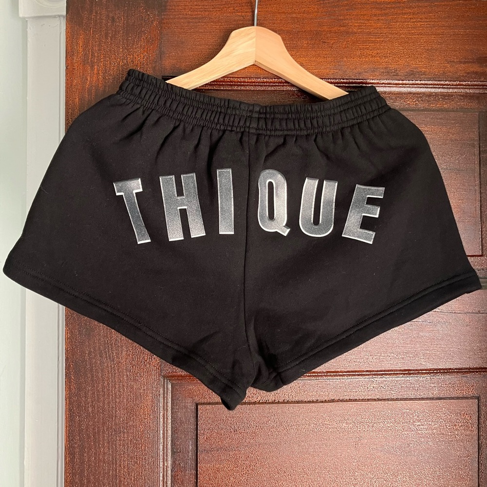 THIQUE black Beyoncé booty shorts